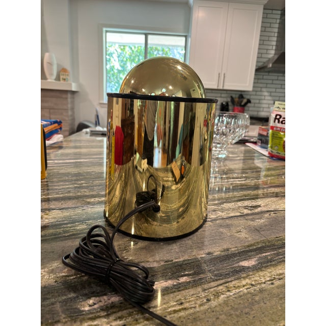 I love this pair of atomic table lamps! Add a unique retro touch to your space with this vintage 1970s atomic orb eyeball...