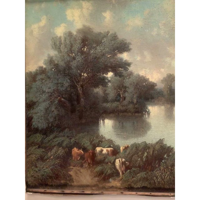 W Wintz, Landscape, 1854, Pastel Drawing, Framed For Sale - Image 17 of 18
