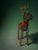 Vintage Woven Organic Grapevine and Wire Holiday Reindeer Sculpture For Sale - Image 4 of 9