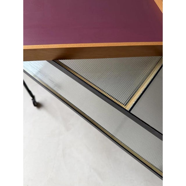 Black Serving Trolley by Herbert Hirche, 1950s For Sale - Image 8 of 13