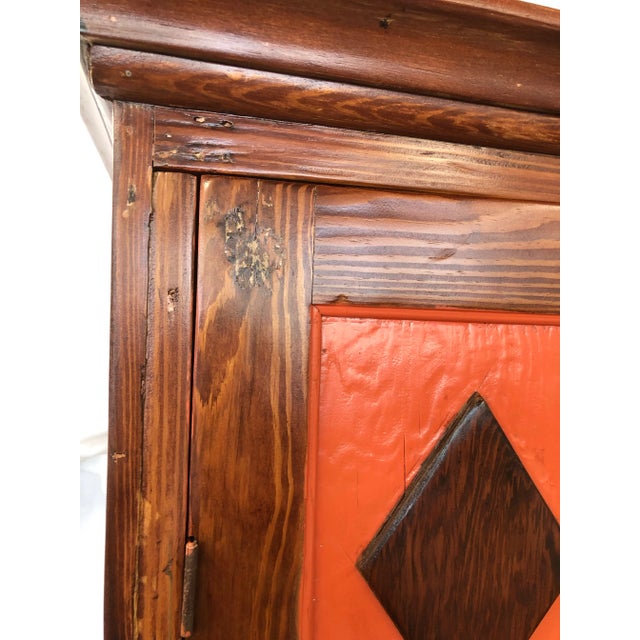 1940s Texas Long Leaf Pine Cabinet For Sale - Image 10 of 12