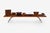 Mid-Century Modern Arthur Espenet Carpenter Wrought Iron Coffee Table in Narra Wood 1960 For Sale - Image 3 of 11