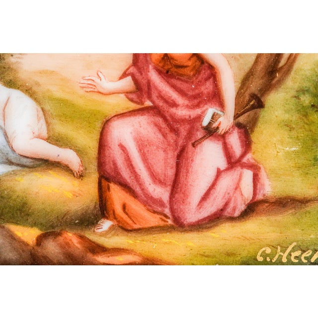 Quality Hand Painted Antique Porcelain Trinket Jewelry Box For Sale In New York - Image 6 of 17