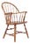 Vintage Windsor Armchair in Solid Wood, 1960s For Sale
