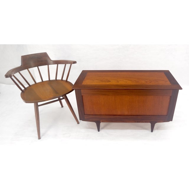 Danish Mid Century Modern Teak Hope Chest Trunk Storage MINT For Sale - Image 10 of 15