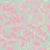 Sample - Wallflower Vines Wallpaper by Susan Hable in Pink on Pistachio For Sale