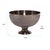Textured Smoke Black Metal Footed Bowl- Small For Sale In Chicago - Image 6 of 9