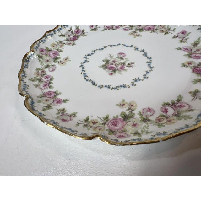 Antique GDA France Chas Field Haviland W Porcelain Plate For Sale - Image 9 of 11