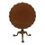 Bench Made Chippendale Ball & Claw Mahogany Tilt Top Table For Sale
