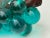 1950s Vintage Lucite Turquoise Blue Grape Cluster With Wood Stem For Sale In Los Angeles - Image 6 of 9