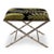 2020s Lauderdale Nickel Bamboo Leg Bench, Forest For Sale - Image 5 of 5