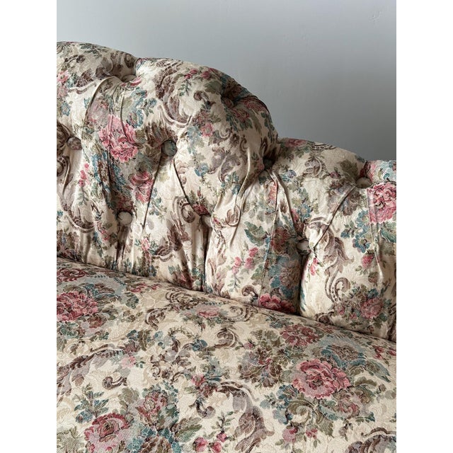 Napoleon III Tufted Chaise Longue, France, 19th Century For Sale In Greensboro - Image 6 of 17