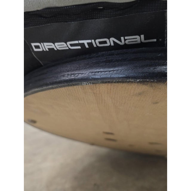 MCM Vladimir Kagan Nautilus Asymmetrical Swivel Lounge Chairs - Pair For Sale - Image 9 of 9