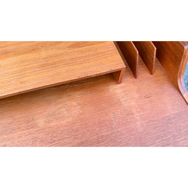 Small Teak Desk by Arne Wahl Iversen for Vinde Møbelfabrik For Sale - Image 9 of 9