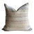Vintage Turkish Rug Hemp Pillow With Down Insert 22" X 22" For Sale