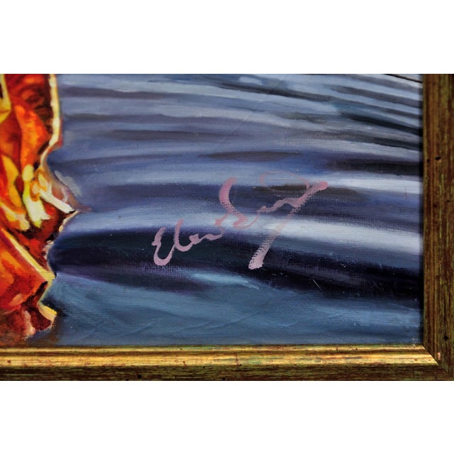 Elin Sian Blake, Making Ripples: A Tribute to Amira Patel, 2000s, Oil on Canvas For Sale - Image 3 of 18