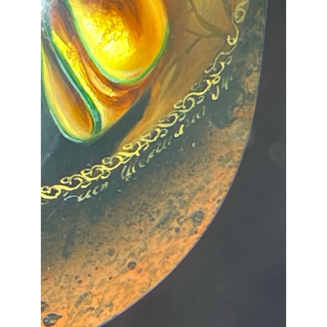 Fedoskino Russian Lacquer Box a Shchetinina Signed Hunter Dog Art Mint Vintage For Sale - Image 12 of 12