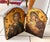 18th Century Orthodox Diptych Icon, Christ Pantocrator and Theotokos Eleusa. For Sale - Image 4 of 7