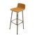 Bar Stool with Wicker Seat by Dirk van Sliedrecht for Rohe Noordwolde For Sale - Image 4 of 10