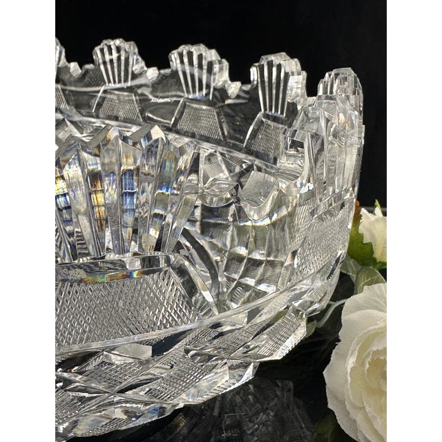 Waterford Crystal Waterford Crystal Kennedy Oval Centerpiece Bowl – Heritage Collection For Sale - Image 4 of 15