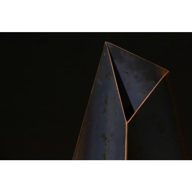 Modern Steel Fire Pit Chiminea Outdoor Fireplace For Sale - Image 10 of 14