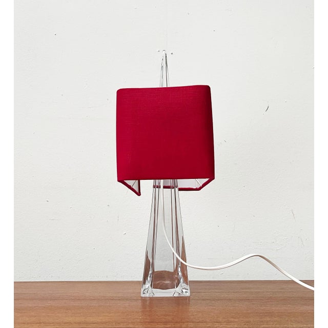 Mid-Century French Glass Table Lamp from Daum, 1960s For Sale - Image 18 of 18