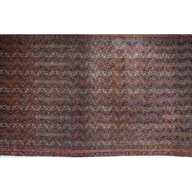 Fine Antique Tribal Qashqai Rug 8'4'' X 15'4'' For Sale - Image 4 of 11