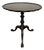 Vintage Chippendale Style Pie Crust Top Tripod Tea Table Side Table For Sale