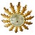 Large Spanish Sunburst Fixture in Gilt Metal with Support, 1950 For Sale - Image 11 of 11