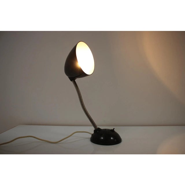 Plastic Vintage Bakelite Table Lamp, 1950s For Sale - Image 7 of 9