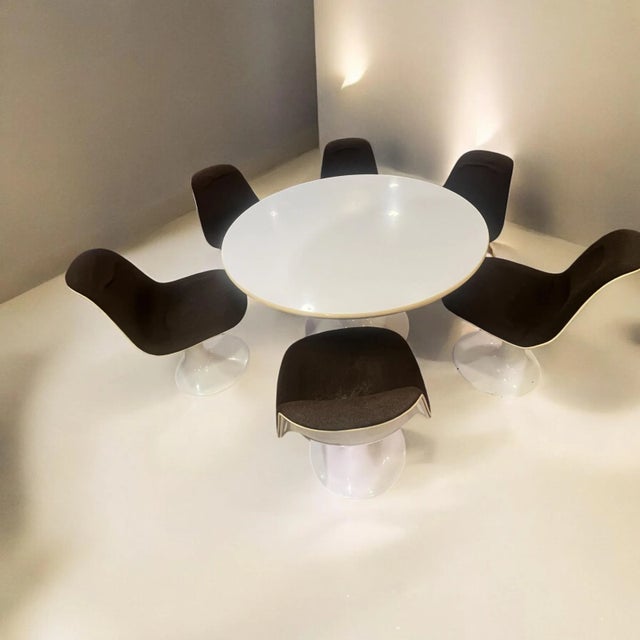 Orbit Series Chairs and Table by Herman Miller for Vitra, 1960s, Set of 7 For Sale - Image 3 of 10