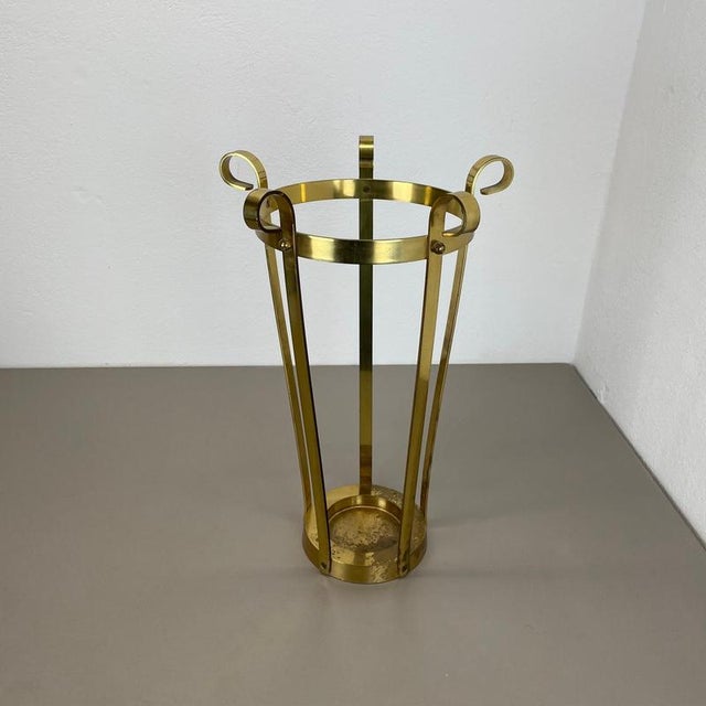 1970s Hollywood Regency Brass Umbrella Stand, Italy, 1970s For Sale - Image 5 of 18