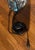 1990s Mid Century Modern Cobalt Blue Glass Shade Bankers Desk Lamp For Sale In Houston - Image 6 of 6