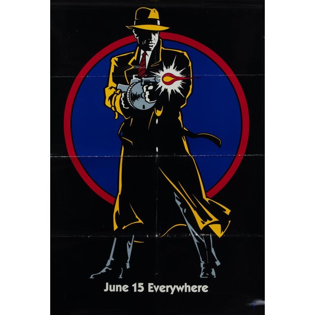 Contemporary Vintage Minimalist Poster by Dick Tracy, 1990 For Sale - Image 3 of 5