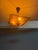 Art Deco Verrerie Dart Amber Molded Glass Pendant Light by Degue, France, 1930 For Sale - Image 15 of 18
