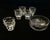 Late 20th Century Late 20th Century Baccarat Faceted Optic Cut Crystal 5 Shot Glasses With Low Profile Crystal Bowl - 6 pcs For Sale - Image 5 of 8