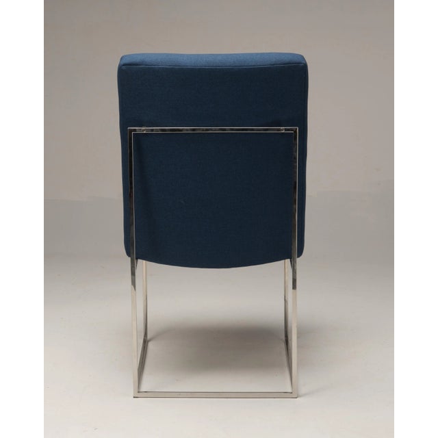 Milo Baughman Thayer Coggin Side Dining Chair Original Fabric For Sale - Image 11 of 13