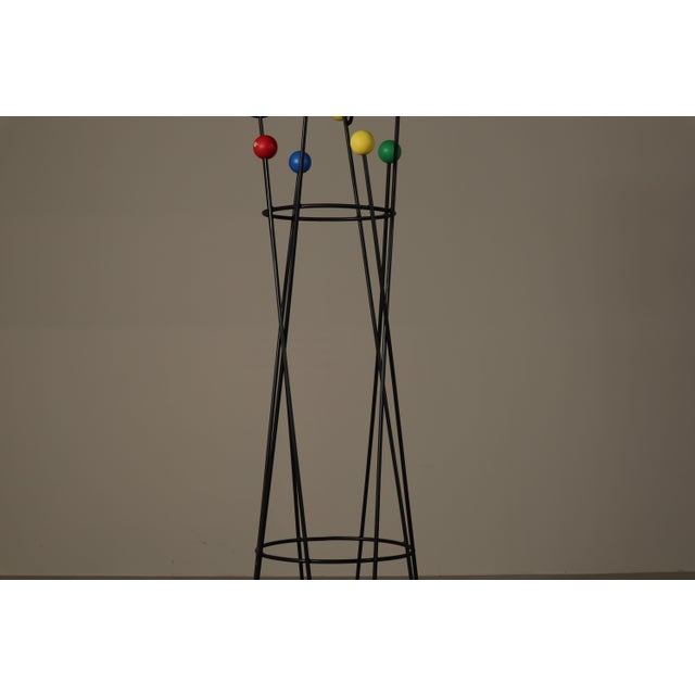 Roger Feraud Freestanding Coat and Hat Stand in the style of Roger Féraud, 1990s For Sale - Image 4 of 7