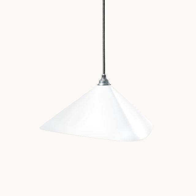 Gray Emily II in Semi Matte Paint Pendant Light from Moss Objects For Sale - Image 8 of 10