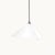 Gray Emily II in Semi Matte Paint Pendant Light from Moss Objects For Sale - Image 8 of 10
