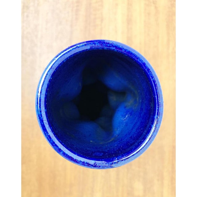 Mid-Century Pottery Vase with Organic Shape from BKW Böttger Keramik Wandsbek, Hamburg, Germany, 1960s For Sale - Image 10 of 18