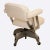 Vintage DoMore Office Swivel Chair Upholstered in White Faux Shearling For Sale - Image 4 of 8
