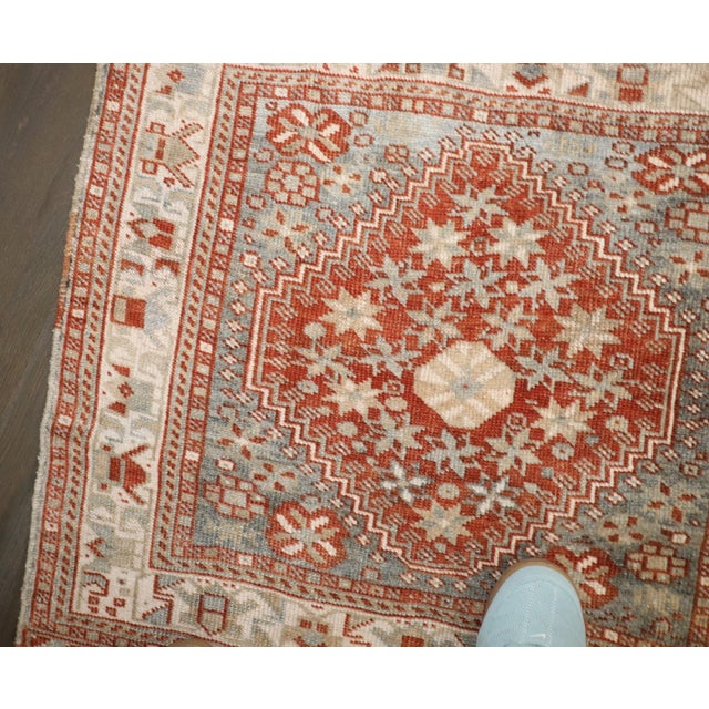 Early 20th Century Crimson Red Persian Bagface Rug no. j5136 For Sale - Image 5 of 5