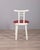 Vintage Italian Chairs in Wood and Red Vinyl, 1980s, Set of 4 For Sale - Image 6 of 17