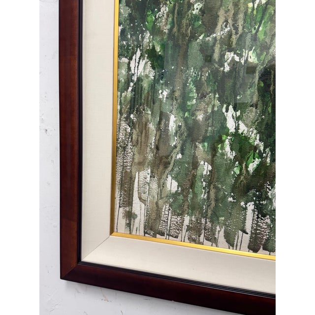 Paint Circa 1936 Artist Fuimark Watercolor Painting For Sale - Image 7 of 12