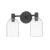 Drawing inspiration from antique glass bottles, a cloche-like shade in clear glass showcases a single bulb nested at the...