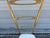 Brass 1960s Pair of Italian Modern Brass Chiavari Chairs For Sale - Image 8 of 13