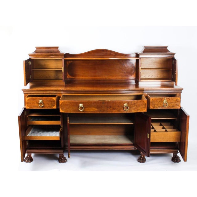 Edwardian Sheraton Revival Mahogany Sideboard, 19th Century For Sale - Image 9 of 18