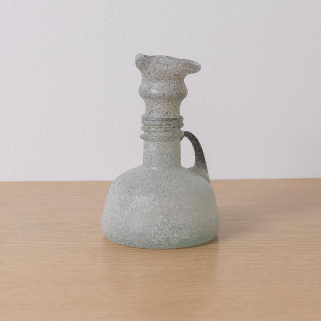 Glass 1960s Petite Italian Scavo Bud Vase For Sale - Image 7 of 9