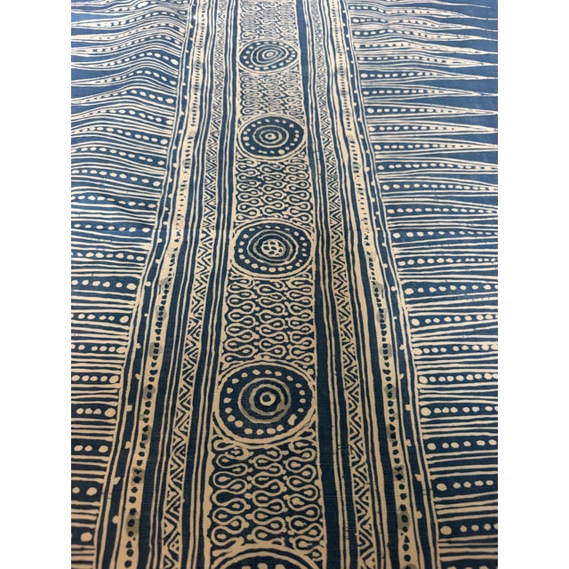 2020s Lee Jofa Hollyhock/ Indian Zag 7 Yards Linen / Cotton Blend Fabric For Sale - Image 5 of 8